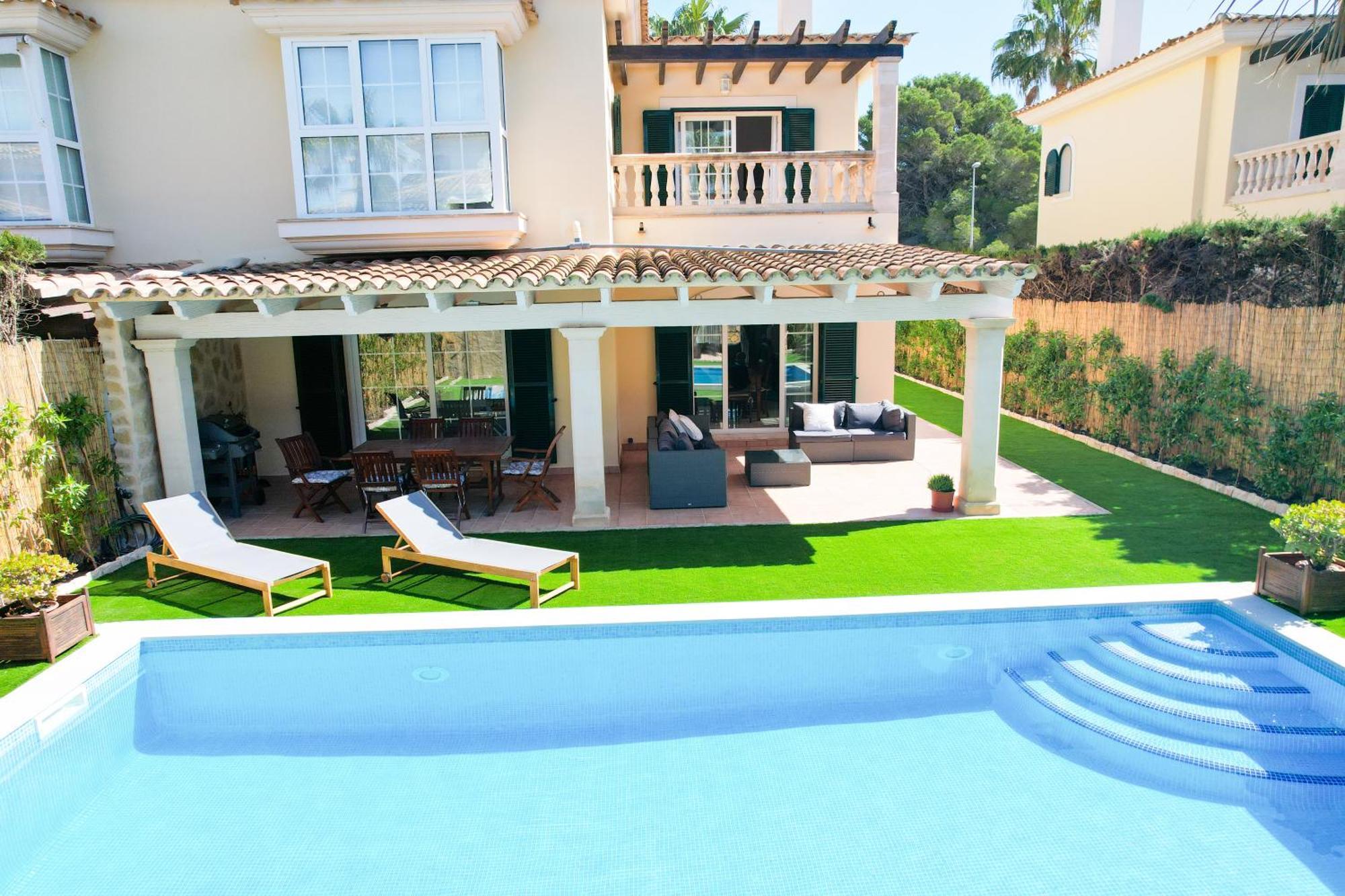 Casa Pinsa - Grosszuegiges Mediterran-Stilvolles Ferienhaus Mit Eigenem Pool In Puig De Ros Llucmajor  Eksteriør billede